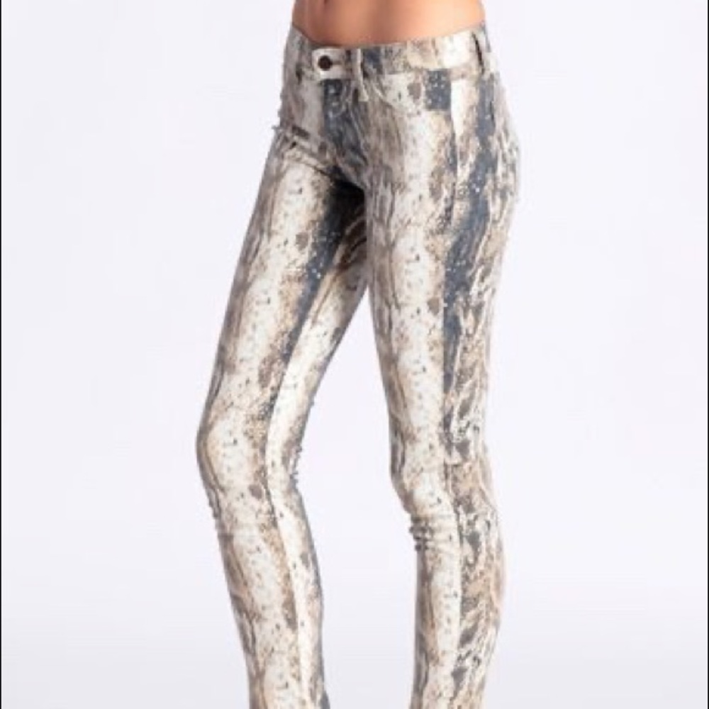 Sylk Snake Print Pants 🐍